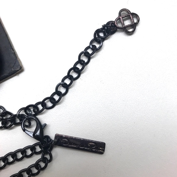 Oscar de la Renta statement runway crystal necklace - Picture 7 of 12